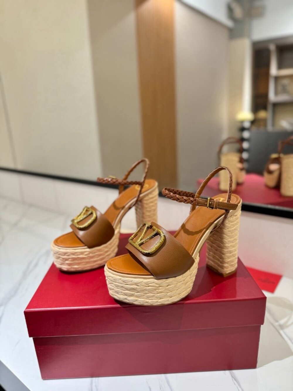 Valentino Ladies High Heel Sandals 11.5cm